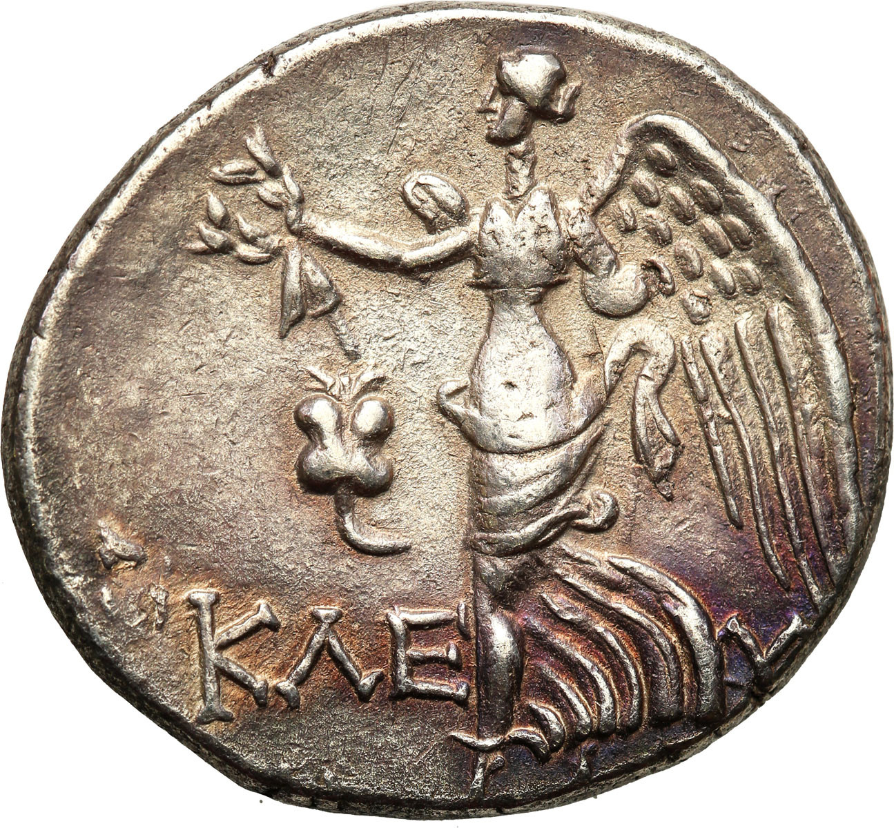 Grecja, Pamfilia Syde. Tetradrachma II w. p. n. e., Kleuch - ŁADNA